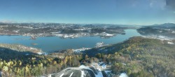 Archiv Foto Webcam Aussichtsturm Pyramidenkogel - Blick auf den Wörthersee 09:00