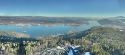 Archiv Foto Webcam Aussichtsturm Pyramidenkogel - Blick auf den Wörthersee 11:00