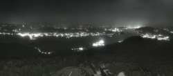 Archiv Foto Webcam Aussichtsturm Pyramidenkogel - Blick auf den Wörthersee 19:00