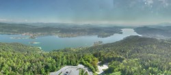 Archiv Foto Webcam Aussichtsturm Pyramidenkogel - Blick auf den Wörthersee 09:00