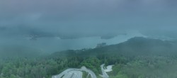 Archiv Foto Webcam Aussichtsturm Pyramidenkogel - Blick auf den Wörthersee 05:00