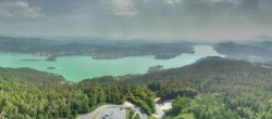 Archiv Foto Webcam Aussichtsturm Pyramidenkogel - Blick auf den Wörthersee 09:00