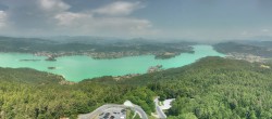 Archiv Foto Webcam Aussichtsturm Pyramidenkogel - Blick auf den Wörthersee 13:00