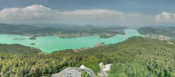 Archiv Foto Webcam Aussichtsturm Pyramidenkogel - Blick auf den Wörthersee 15:00