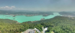 Archiv Foto Webcam Aussichtsturm Pyramidenkogel - Blick auf den Wörthersee 11:00