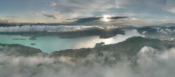 Archiv Foto Webcam Aussichtsturm Pyramidenkogel - Blick auf den Wörthersee 05:00