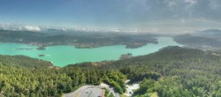 Archiv Foto Webcam Aussichtsturm Pyramidenkogel - Blick auf den Wörthersee 09:00