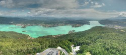 Archiv Foto Webcam Aussichtsturm Pyramidenkogel - Blick auf den Wörthersee 11:00