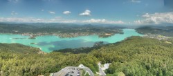Archiv Foto Webcam Aussichtsturm Pyramidenkogel - Blick auf den Wörthersee 13:00