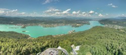 Archiv Foto Webcam Aussichtsturm Pyramidenkogel - Blick auf den Wörthersee 15:00