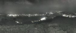 Archiv Foto Webcam Aussichtsturm Pyramidenkogel - Blick auf den Wörthersee 23:00