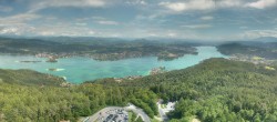 Archiv Foto Webcam Aussichtsturm Pyramidenkogel - Blick auf den Wörthersee 11:00