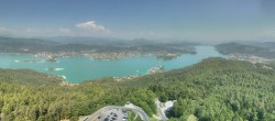 Archiv Foto Webcam Aussichtsturm Pyramidenkogel - Blick auf den Wörthersee 13:00