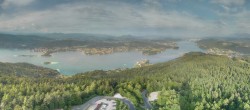 Archiv Foto Webcam Aussichtsturm Pyramidenkogel - Blick auf den Wörthersee 17:00