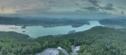 Archiv Foto Webcam Aussichtsturm Pyramidenkogel - Blick auf den Wörthersee 19:00