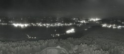 Archiv Foto Webcam Aussichtsturm Pyramidenkogel - Blick auf den Wörthersee 23:00