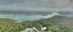 Archiv Foto Webcam Aussichtsturm Pyramidenkogel - Blick auf den Wörthersee 08:00