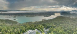 Archiv Foto Webcam Aussichtsturm Pyramidenkogel - Blick auf den Wörthersee 08:00
