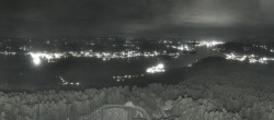 Archiv Foto Webcam Aussichtsturm Pyramidenkogel - Blick auf den Wörthersee 23:00