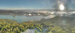 Archiv Foto Webcam Aussichtsturm Pyramidenkogel - Blick auf den Wörthersee 07:00