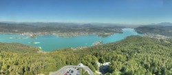 Archiv Foto Webcam Aussichtsturm Pyramidenkogel - Blick auf den Wörthersee 13:00