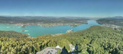 Archiv Foto Webcam Aussichtsturm Pyramidenkogel - Blick auf den Wörthersee 15:00