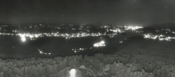 Archiv Foto Webcam Aussichtsturm Pyramidenkogel - Blick auf den Wörthersee 21:00
