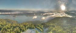 Archiv Foto Webcam Aussichtsturm Pyramidenkogel - Blick auf den Wörthersee 07:00