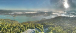 Archiv Foto Webcam Aussichtsturm Pyramidenkogel - Blick auf den Wörthersee 08:00