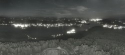 Archiv Foto Webcam Aussichtsturm Pyramidenkogel - Blick auf den Wörthersee 23:00