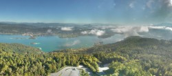 Archiv Foto Webcam Aussichtsturm Pyramidenkogel - Blick auf den Wörthersee 09:00