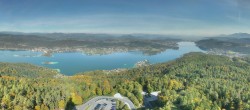 Archiv Foto Webcam Aussichtsturm Pyramidenkogel - Blick auf den Wörthersee 13:00