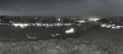 Archiv Foto Webcam Aussichtsturm Pyramidenkogel - Blick auf den Wörthersee 19:00
