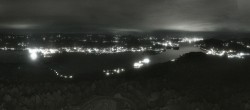 Archiv Foto Webcam Aussichtsturm Pyramidenkogel - Blick auf den Wörthersee 23:00