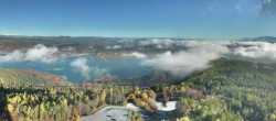 Archiv Foto Webcam Aussichtsturm Pyramidenkogel - Blick auf den Wörthersee 09:00