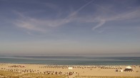 Archived image Webcam Warnemünde: Beach Hotel Hübner 09:00