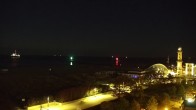 Archiv Foto Webcam Strand Warnemünde an der Ostsee 23:00
