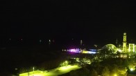 Archived image Webcam Warnemünde: Beach Hotel Hübner 23:00