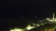 Archived image Webcam Warnemünde: Beach Hotel Hübner 23:00
