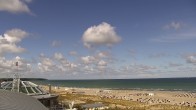 Archived image Webcam Warnemünde: Beach Hotel Hübner 09:00