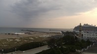 Archived image Webcam Warnemünde: Beach Hotel Hübner 05:00
