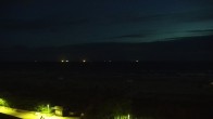 Archived image Webcam Warnemünde: Beach Hotel Hübner 01:00