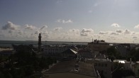 Archived image Webcam Warnemünde: Beach Hotel Hübner 07:00