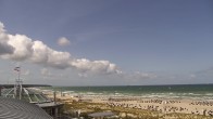 Archived image Webcam Warnemünde: Beach Hotel Hübner 11:00