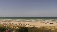 Archived image Webcam Warnemünde: Beach Hotel Hübner 13:00
