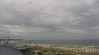 Archiv Foto Webcam Strand Warnemünde an der Ostsee 09:00