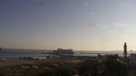 Archiv Foto Webcam Strand Warnemünde an der Ostsee 06:00