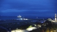 Archiv Foto Webcam Strand Warnemünde an der Ostsee 03:00