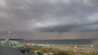 Archived image Webcam Warnemünde: Beach Hotel Hübner 17:00