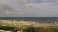 Archived image Webcam Warnemünde: Beach Hotel Hübner 09:00